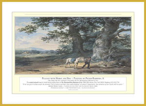 14.01.01.03.A — Metropolitan Artworks — Peasant with Horse and Dog — PhotoPrint™