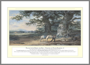 14.01.01.03.A — Metropolitan Artworks — Peasant with Horse and Dog — PhotoPrint™